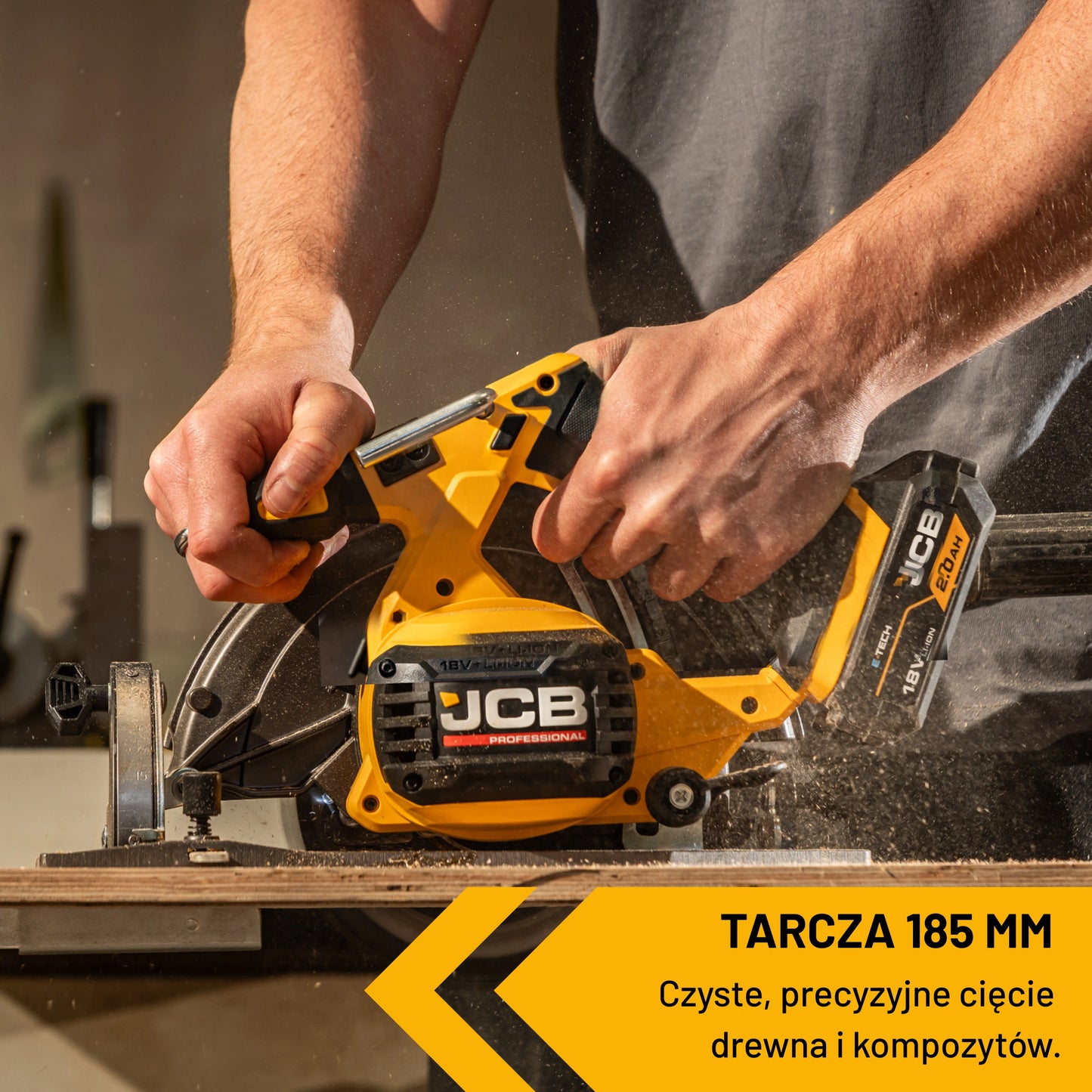 JCB Professional 18V Pilarka Tarczowa 185 mm