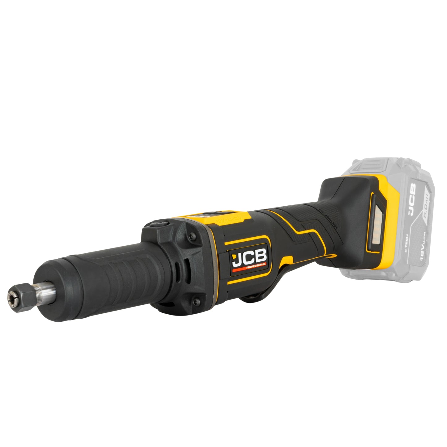 JCB Professional 18V Szlifierka Trzpieniowa z Przełącznikiem Łopatkowym