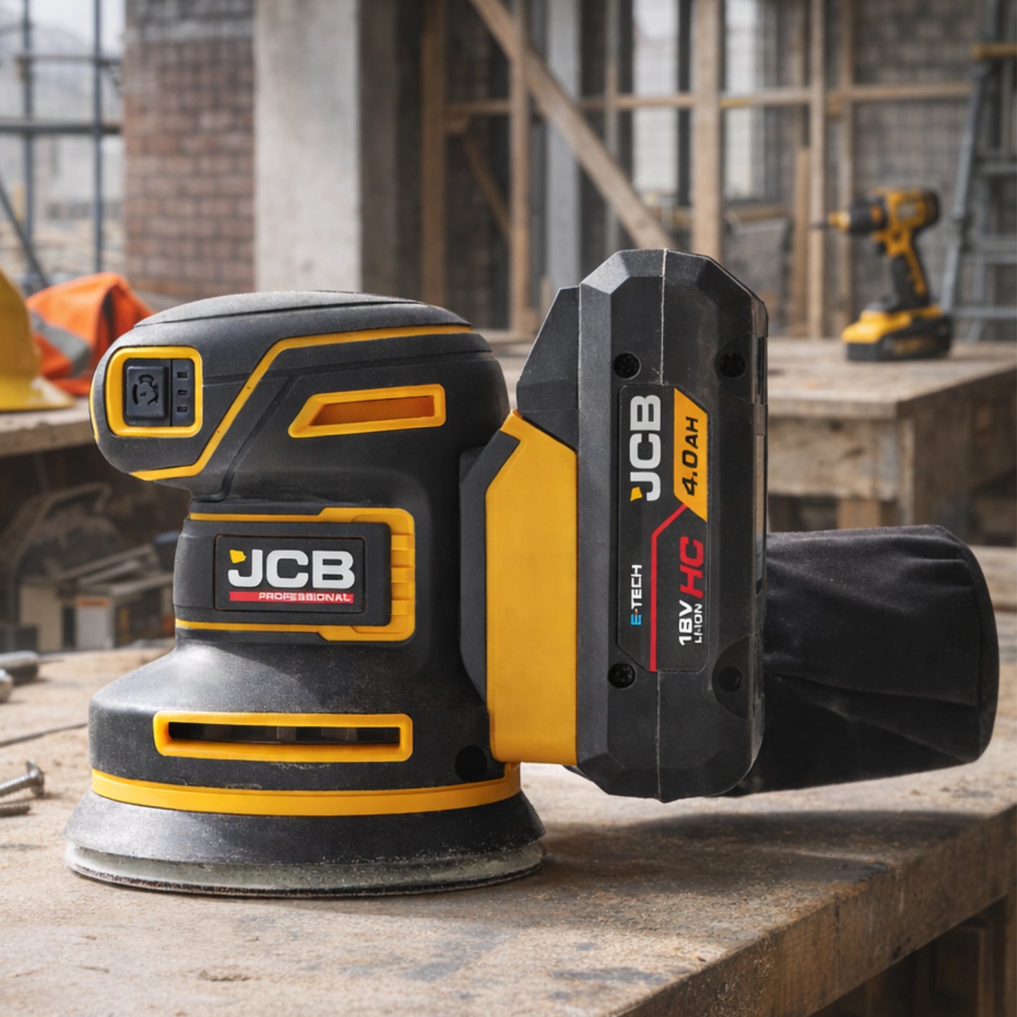 JCB Professional 18V Szlifierka Mimośrodowa