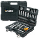 Zestaw Kluczy Nasadowych JCB 108el 1/2" 1/4" CRV Grzechotki Walizka 41082-5
