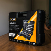 Zestaw Kluczy Nasadowych JCB 108el 1/2" 1/4" CRV Grzechotki Walizka 41082-5