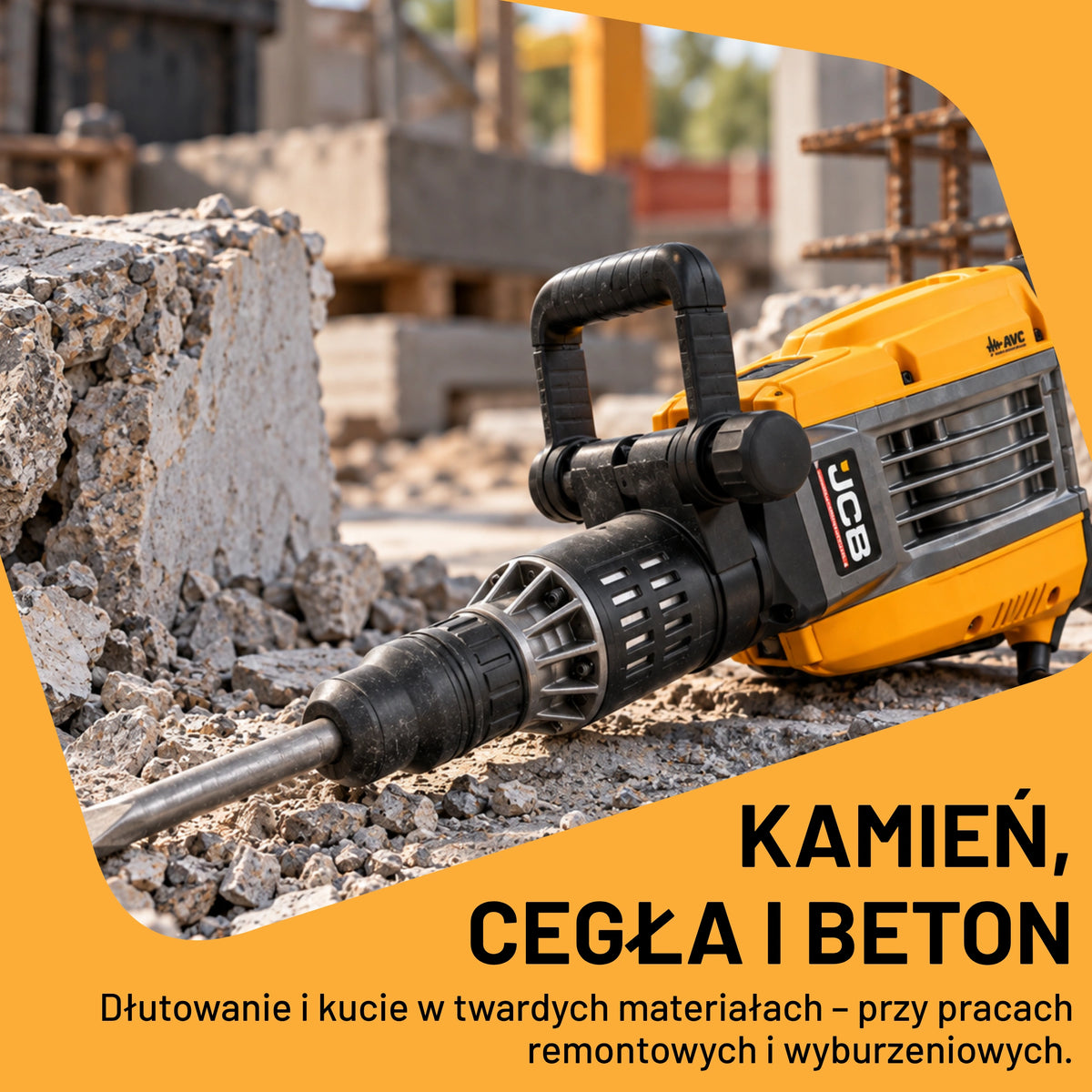 Młot Wyburzeniowy JCB Professional 1650 W SDS Max