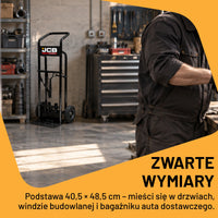 Wózek transportowy do młotów wyburzeniowych