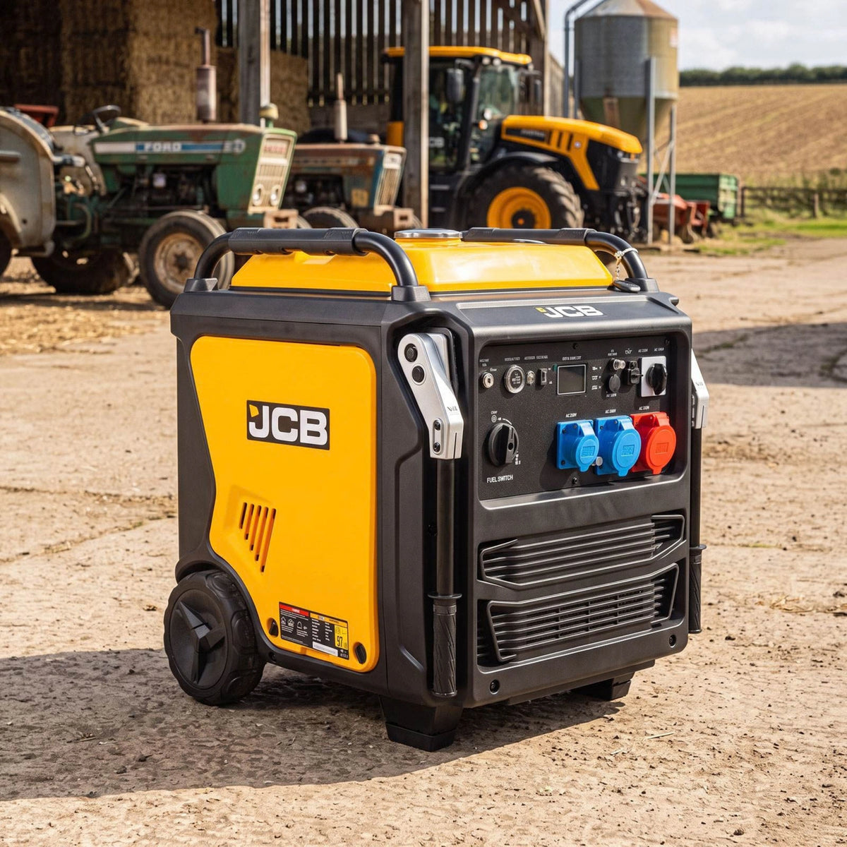 Agregat Inwerterowy 3-Fazowy JCB 10 000 W 230/400 V JCB-IG12000DVE-3