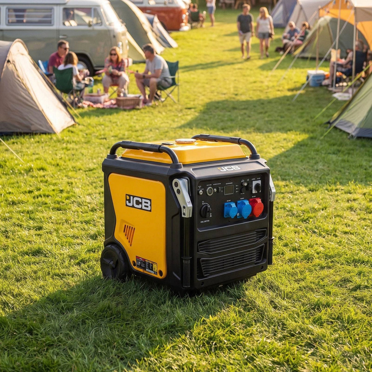 Agregat Inwerterowy 3-Fazowy JCB 10 000 W 230/400 V JCB-IG12000DVE-3