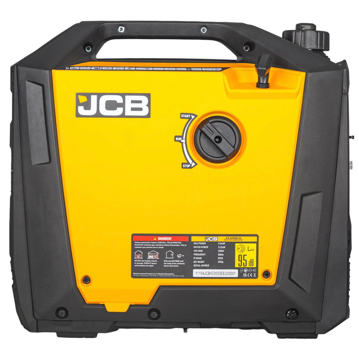 Agregat Inwerterowy JCB 3200 W 230 V E-Start JCB-IG3500E-EU