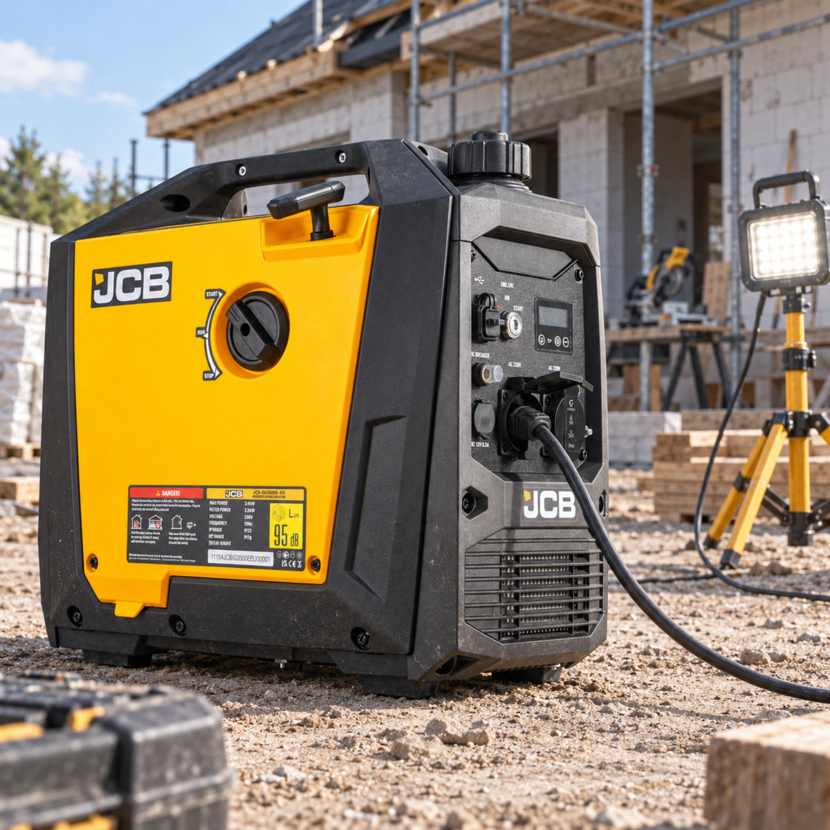 Agregat Inwerterowy JCB 3200 W 230 V E-Start JCB-IG3500E-EU