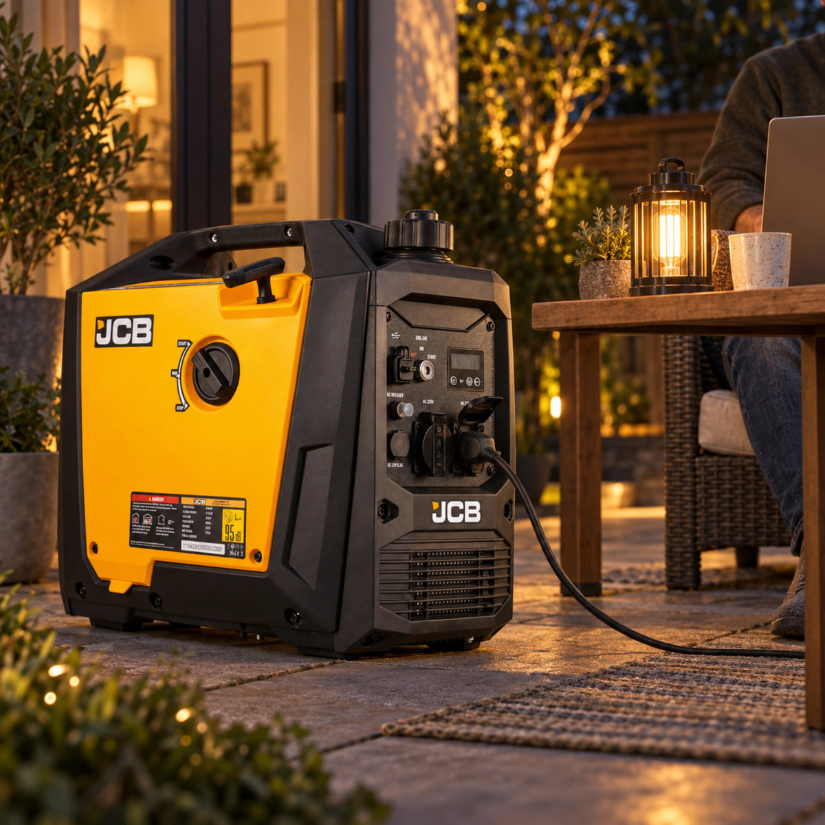 Agregat Inwerterowy JCB 3200 W 230 V E-Start JCB-IG3500E-EU