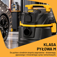 Odkurzacz przemysłowy JCB Professional JCB-PVACP-30M-EP 30 L na mokro i sucho z gniazdem do elektronarzędzi – zdjęcie 4