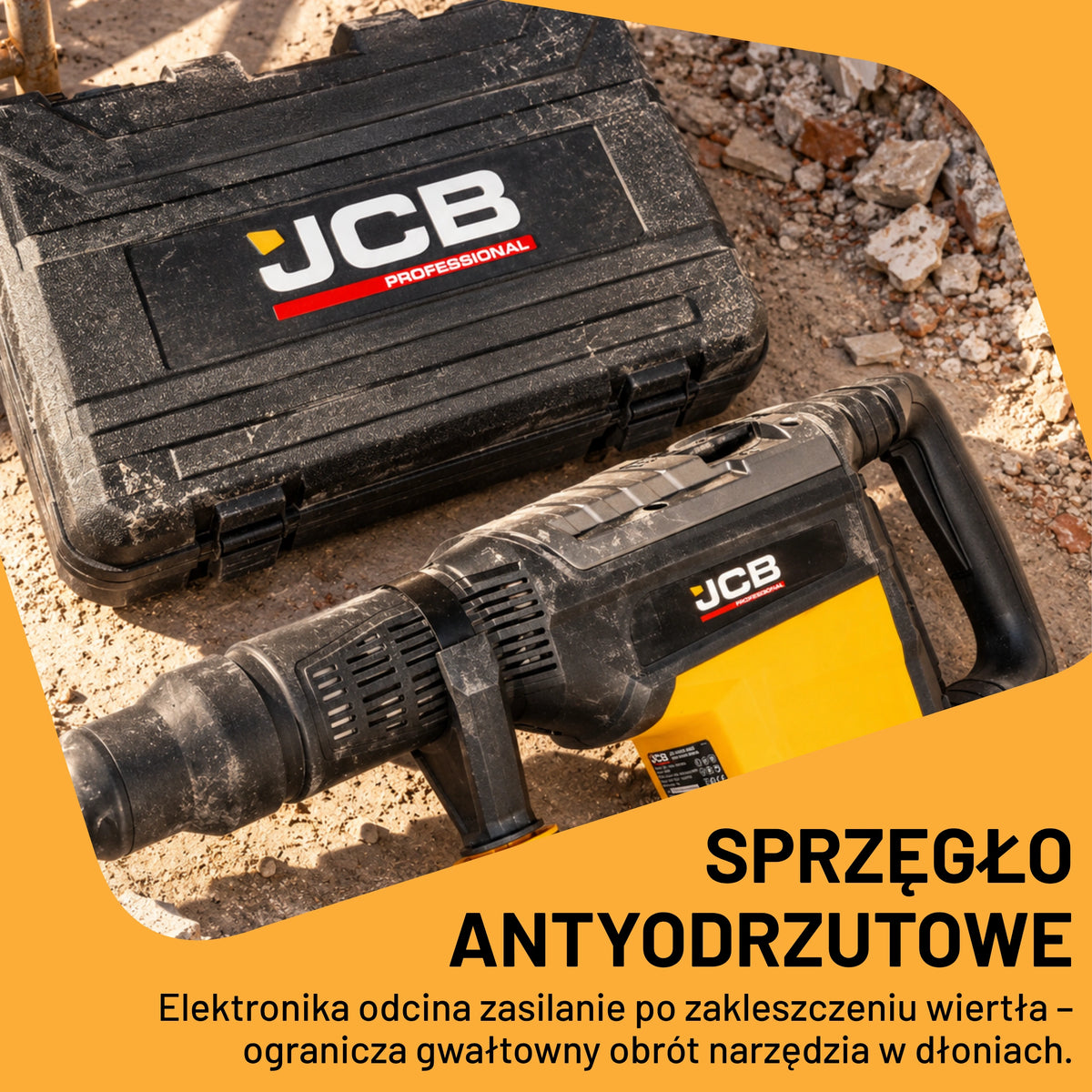 Młot Udarowo-Obrotowy JCB Professional SDS Max 19 J