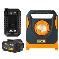 Lampa ledowa budowlana JCB 4500 lm – lampy budowlane akumulatorowe, widok produktu