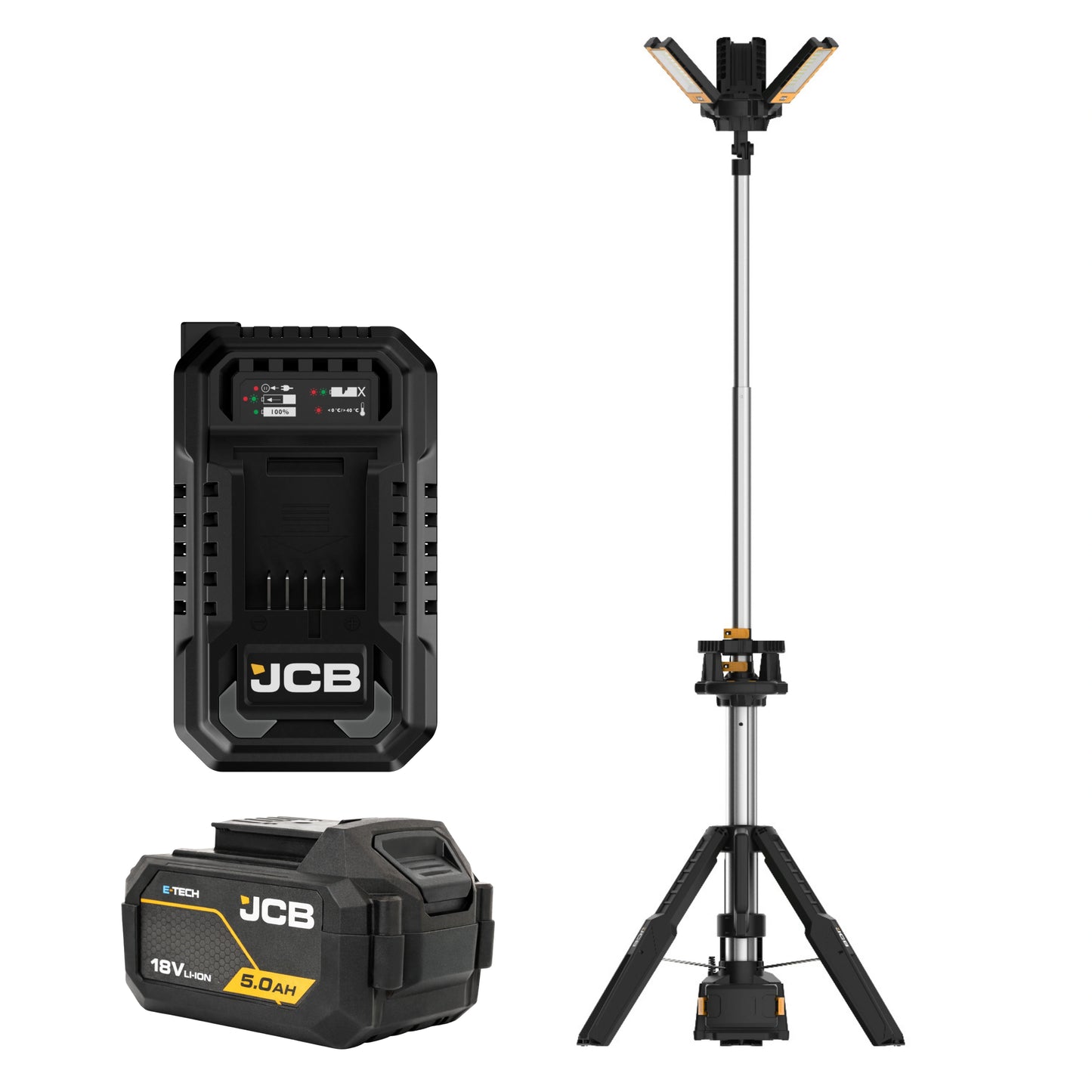 Lampy budowlane LED JCB 8400 lm – lampa ledowa budowlana, widok produktu