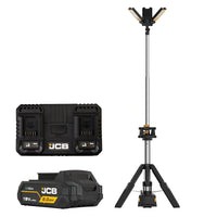 Lampa ledowa budowlana JCB 8400 lm – lampy budowlane akumulatorowe, widok produktu
