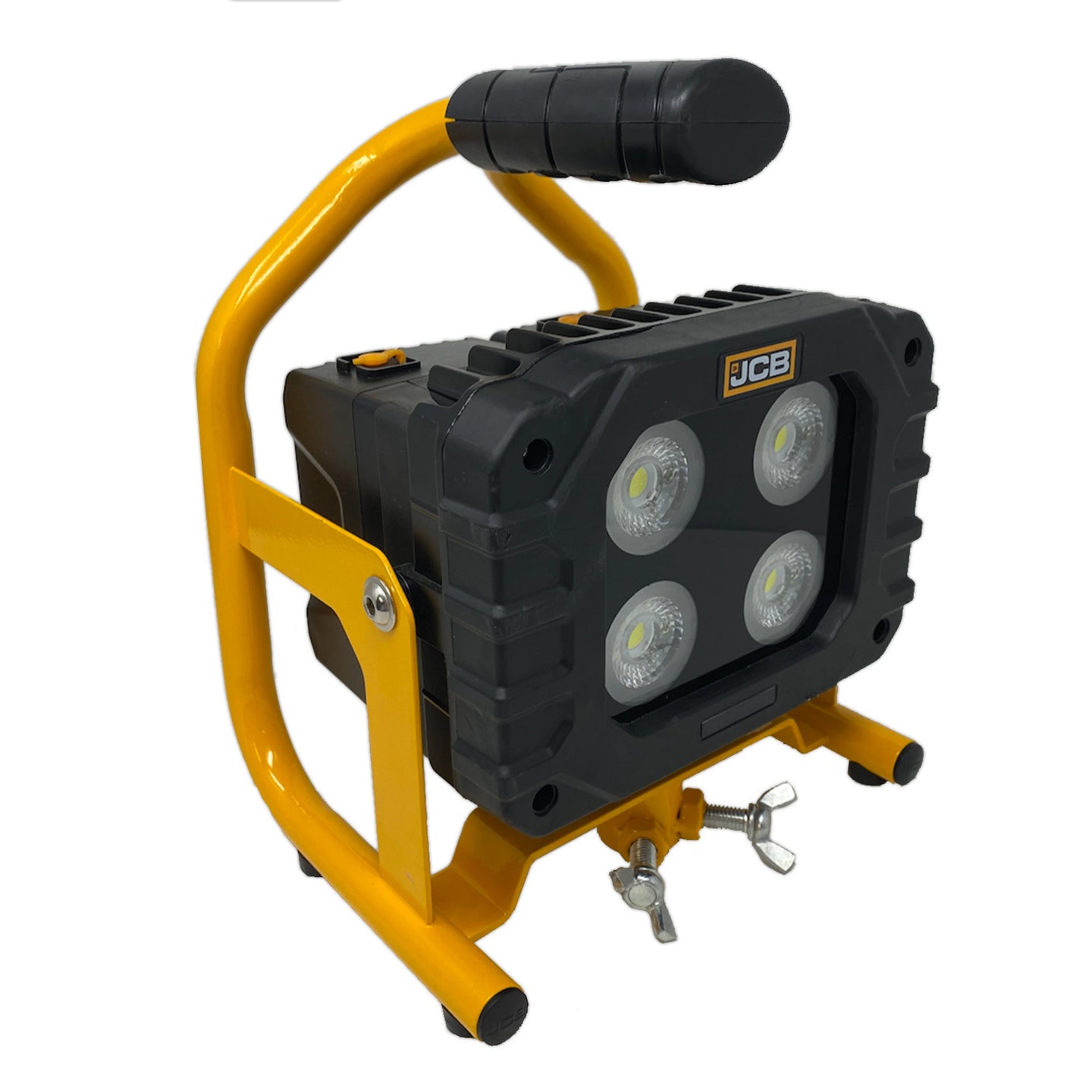 Lampa budowlana LED JCB Xtreme-R 4000 lm 40 W z regulowaną głowicą - naświetlacz LED do oświetlenia placu budowy