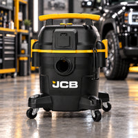 Промисловий пилосос JCB Tools 19 л для сухого та вологого прибирання 750 Вт з розеткою для електроінструменту