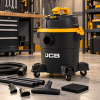 Пилосос JCB Tools 23 л для сухого та вологого прибирання 760 Вт з функцією видування