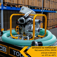 Насос для брудної води JCB Tools 80 мм 3 дюйми 7,5 к.с., комплект 1000 л/хв + шланги 