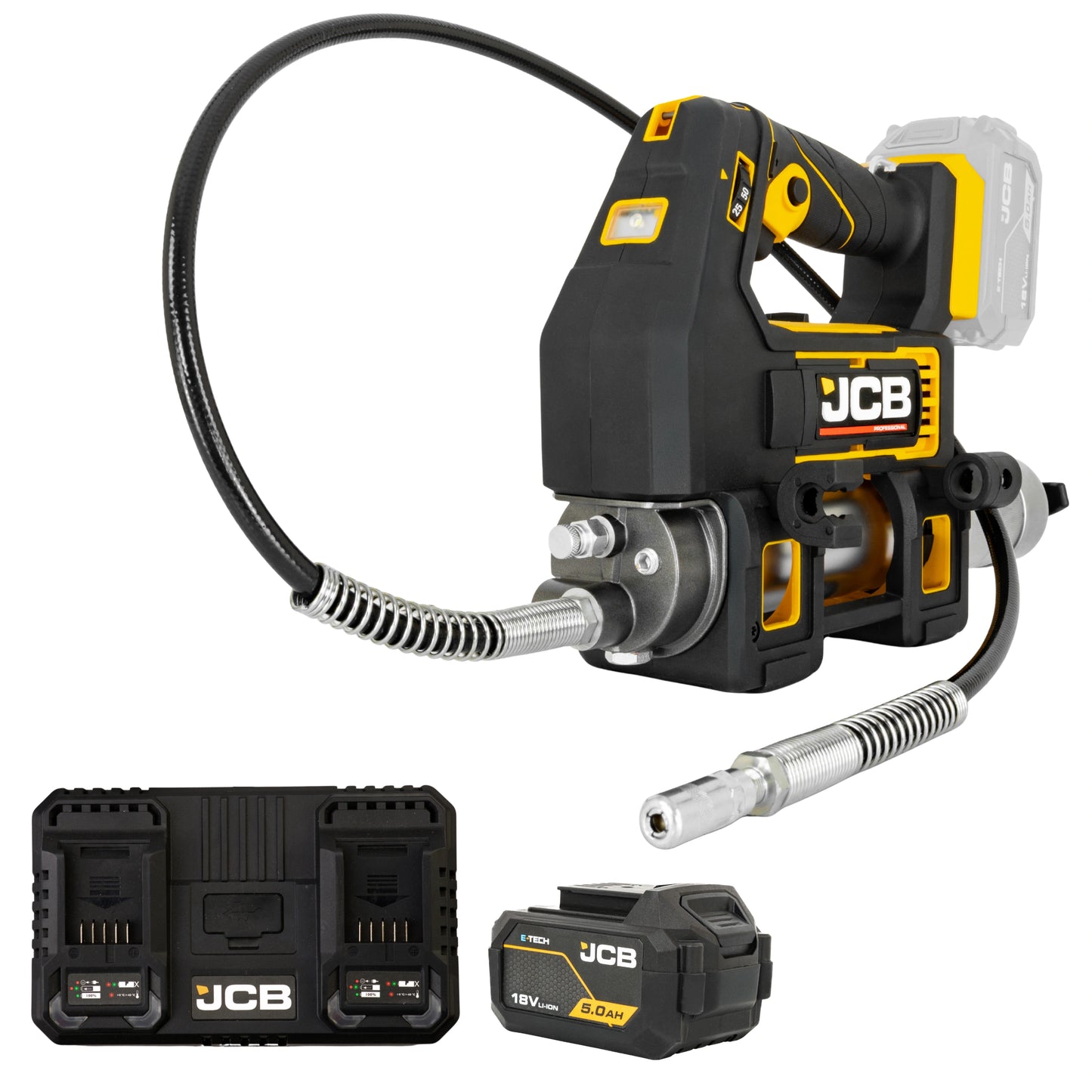 JCB Professional 18V Smarownica Maksymalne Ciśnienie: 690 bar
