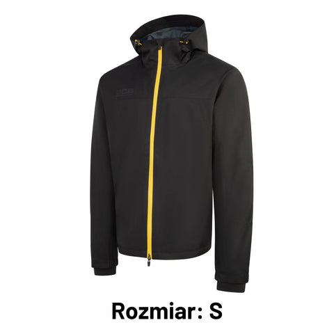 JCB Workwear Kurtka Przeciwdeszczowa Wodoszczelna Czarna