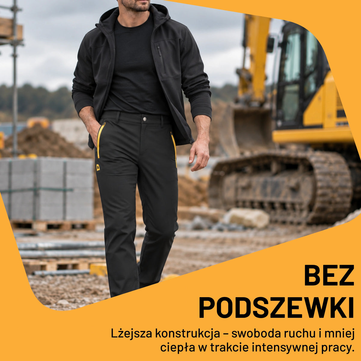 JCB Workwear Штани від дощу Unlined Waterproof чорні