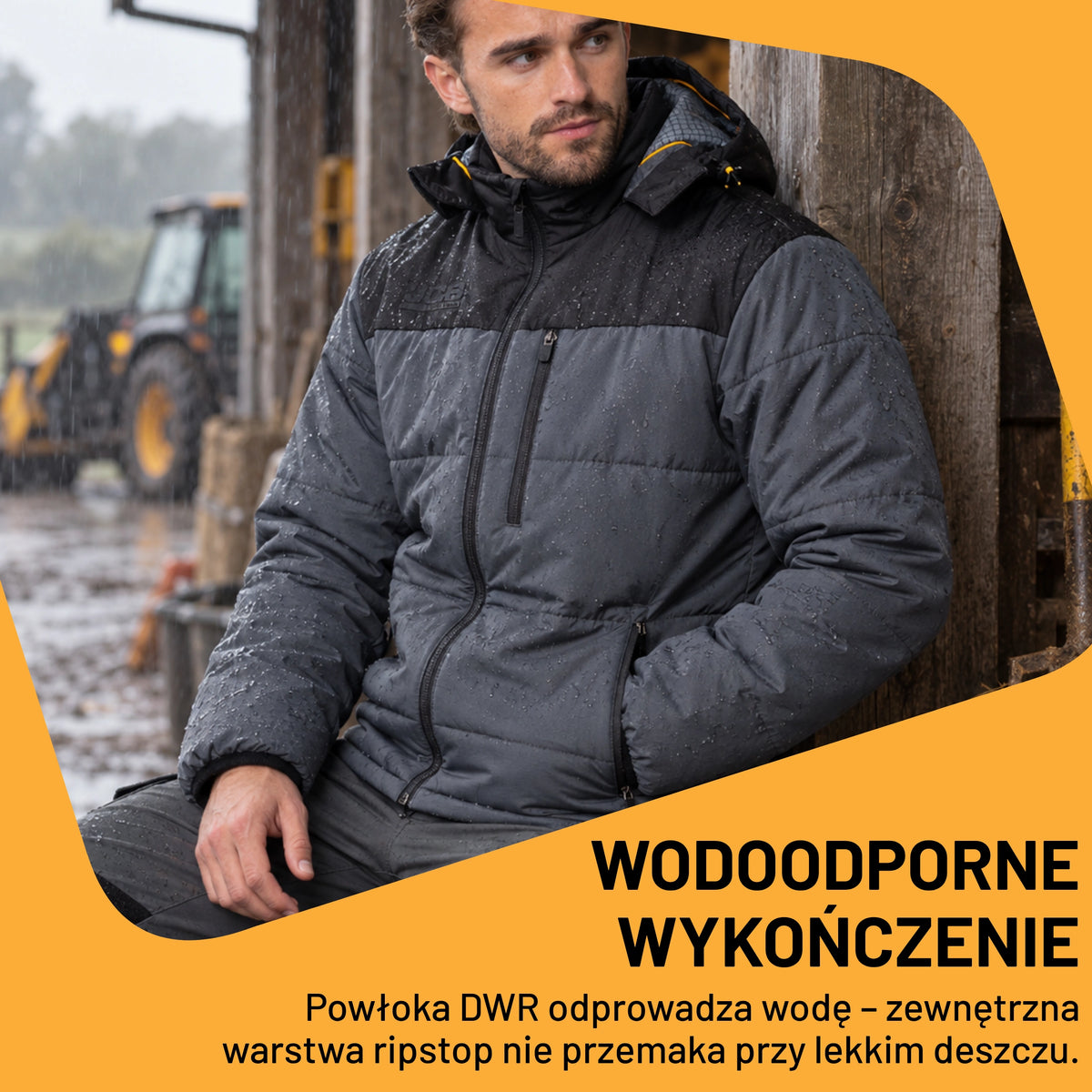 JCB Workwear Куртка утеплена з капюшоном Padded Jacket