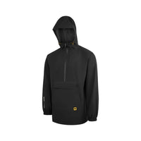 JCB Workwear Kurtka Przeciwdeszczowa Ultralekka Składana Czarna