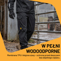 JCB Workwear Легкі штани від дощу Lightweight Waterproof чорні