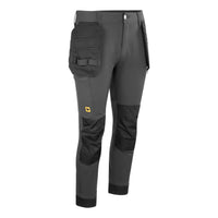 JCB Workwear Spodnie Robocze 4-Way Stretch z Kieszeniami Kaburowymi