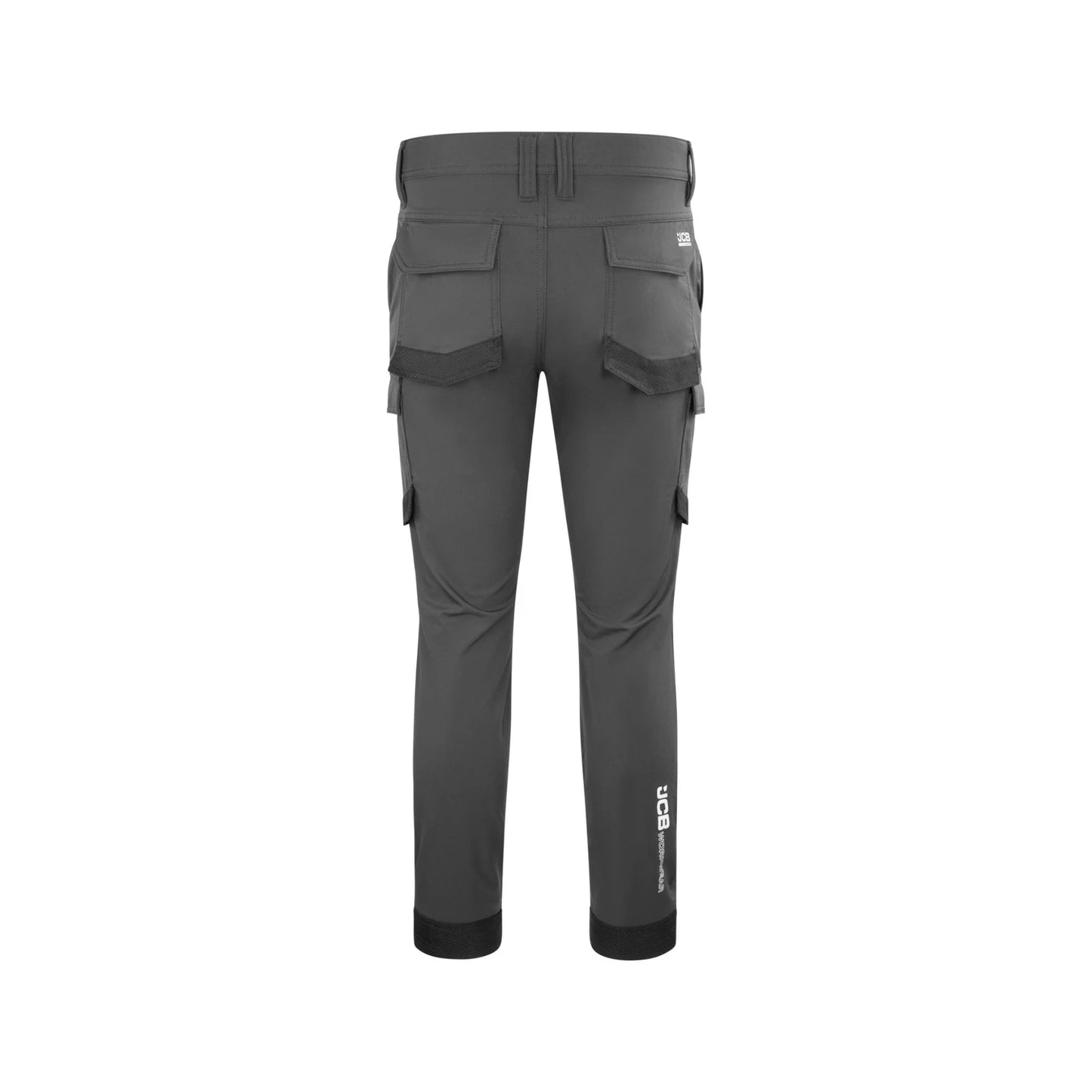 JCB Workwear Spodnie Robocze Męskie Cargo 4-Way Stretch Grafitowe