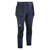 JCB Workwear Spodnie Robocze 4-Way Stretch z Kieszeniami Kaburowymi