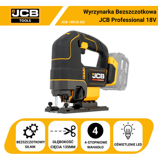 JCB Professional Wyrzynarka Do Drewna i Metalu 18V Akumulatorowa