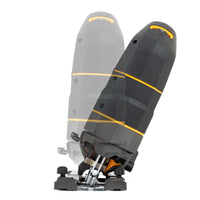 Wyrzynarka JCB 18V grafika regulacji stopy w zakresie minus 45 do plus 45 stopni