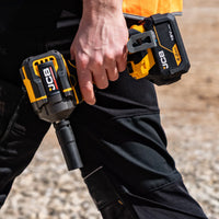 Wymiary zestawu JCB-18PKIT-5 smarownica 235×120×387 mm klucz udarowy 350Nm 205×65×135 mm