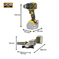 Wiertarko wkrętarki JCB 75Nm – wkrętarka udarowa