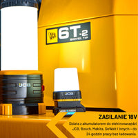Lampa LED JCB Mini KONNECT 360 – zastosowanie warsztat garaż i plac budowy