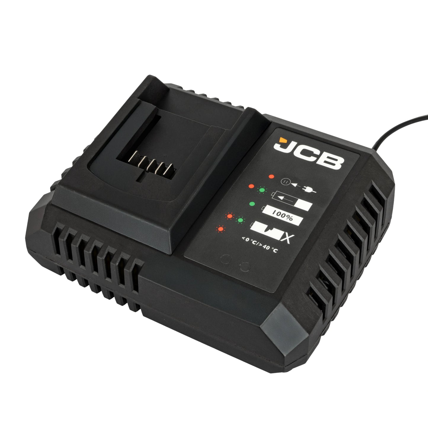 JCB Professional  Super Szybka Ładowarka 9A Do Akumulatorów Li-Ion 18V