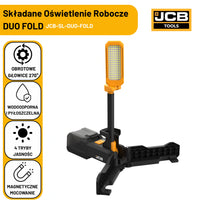 Lampa budowlana akumulatorowa JCB 6000 lm – lampy budowlane LED