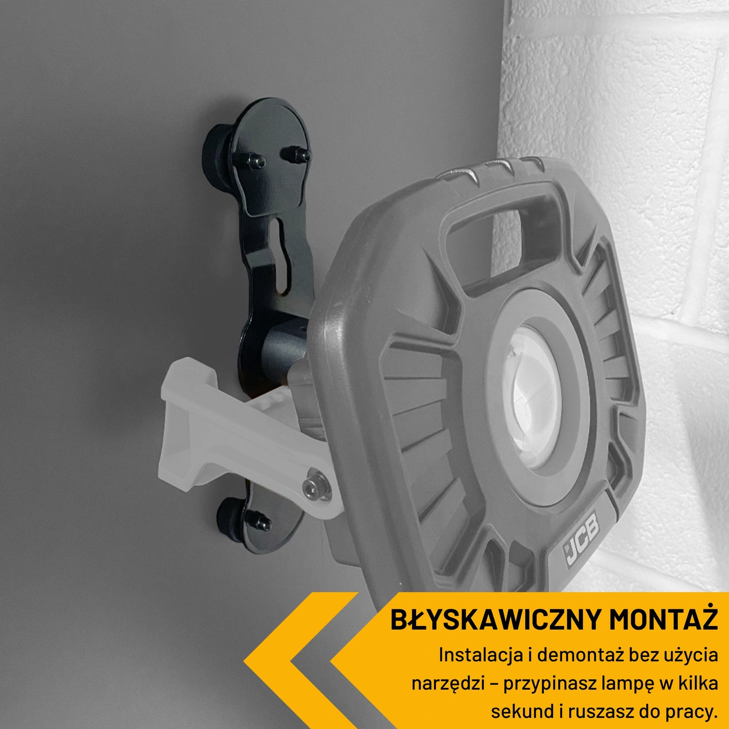 Uchwyt do lampy JCB – uchwyt montażowy do lampy, widok produktu