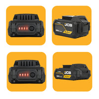 Zestaw elektronarzędzia JCB 160Nm – zestaw elektronarzędzi akumulatorowych, widok produktu