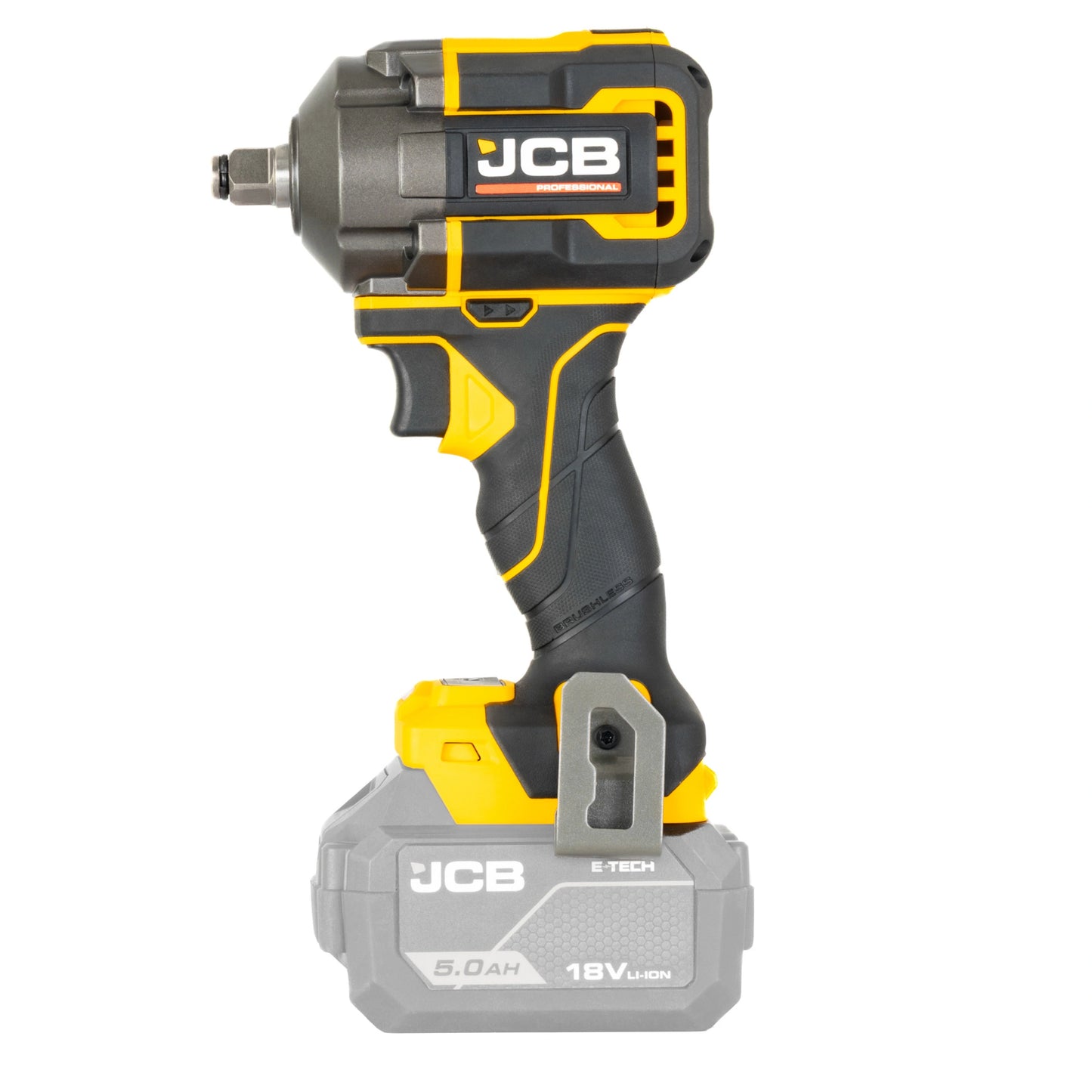 JCB Professional Klucz Udarowy Akumulatorowy 18V 620Nm Zestaw 2x 5,0Ah Ładowarka 4,5A Walizka
