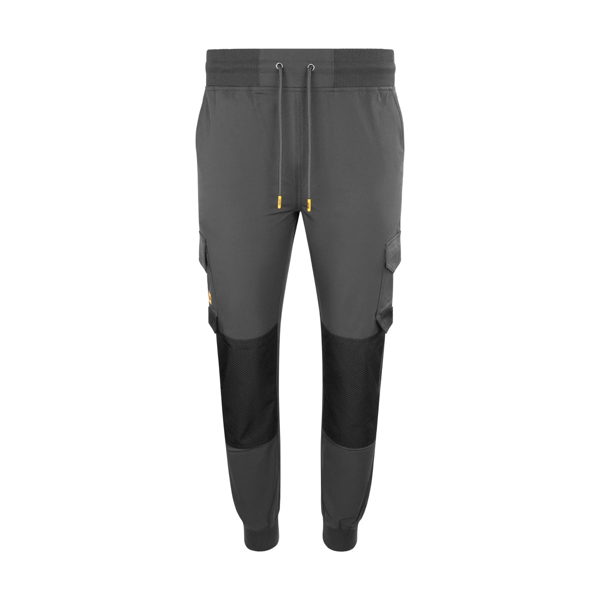 Spodnie robocze jogger JCB Workwear 4-Way Stretch ciemny grafit JCB026DS - widok z przodu