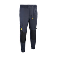 Spodnie robocze jogger JCB Workwear 4-Way Stretch granatowe JCB033N - widok z przodu